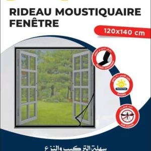 Rideau Moustiquaire Fenetre 120*140